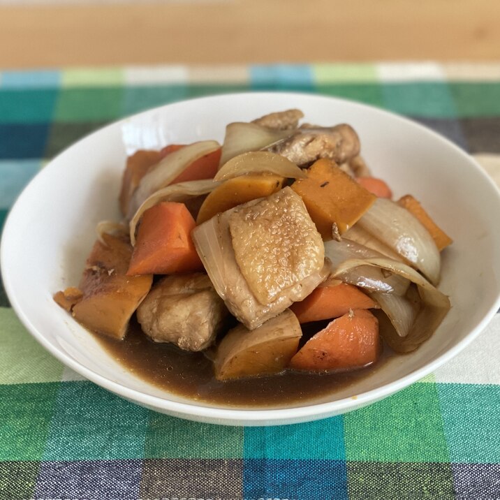 鶏とかぼちゃのポン酢煮